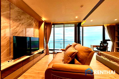 Condos for rent : For rent Arom wongamat 1 bedroom 45 sqm direct sea  view