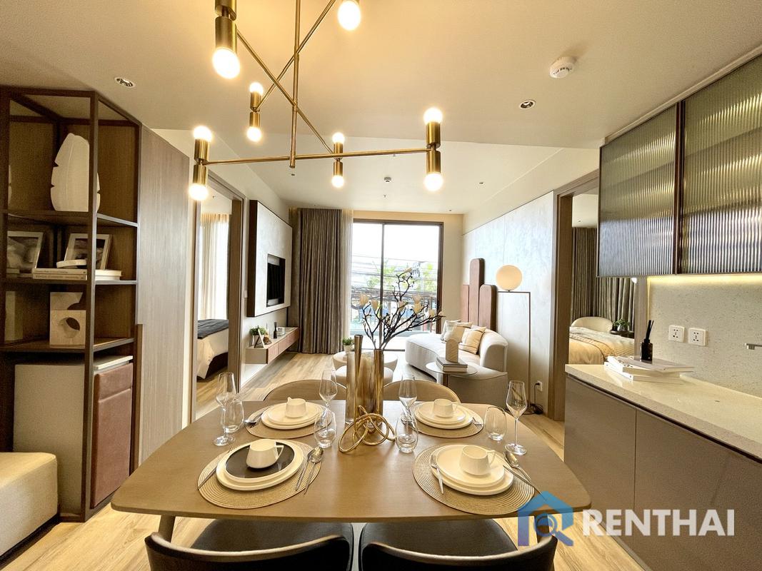 รูป ขายด่วน! คอนโดหรู Arom Jomtien 2 ห้องนอน ชั้น 29 วิวทะเลสุดปัง ชื่อต่างชาติ ราคาดีที่สุดในตลาด! - รูปที่ 7/25