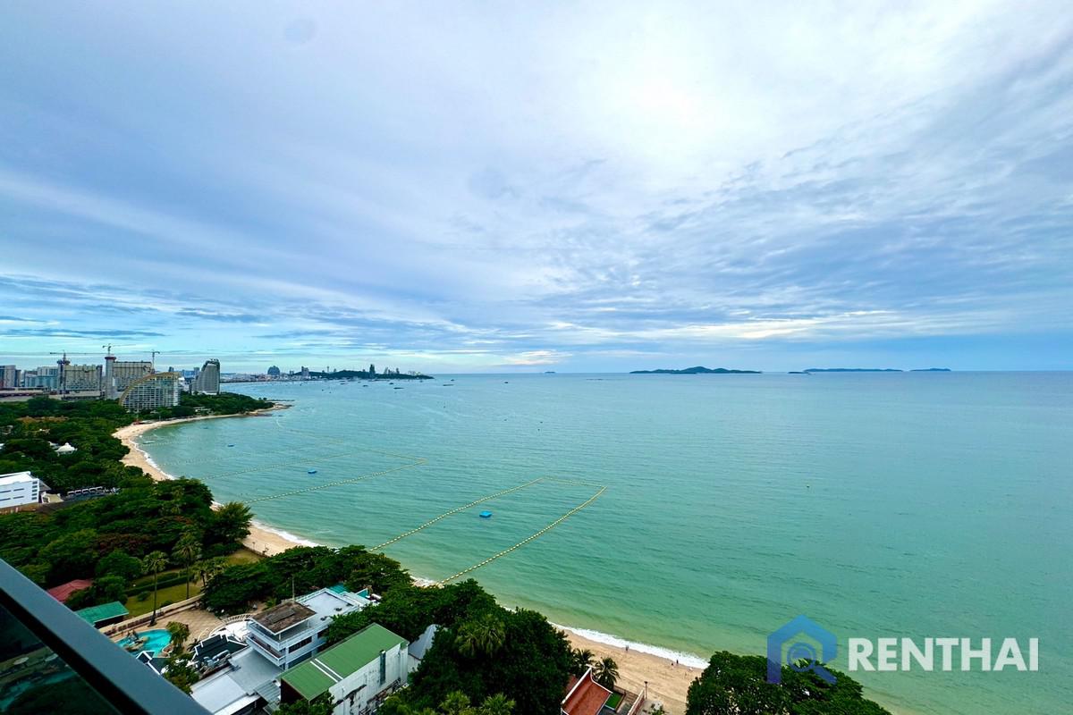 picture For rent Arom wongamat 1 bedroom 45 sqm direct sea  view - 6/25