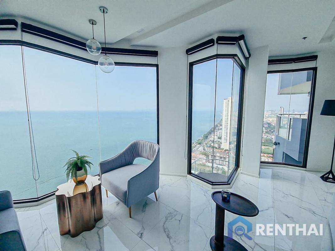 รูป คอนโดหรู 2 ห้องนอน Aeras พัทยา ราคา 25 ล้านบาท ตกแต่งครบครัน พร้อมวิวทะเลพาโนรามา 180 องศา - รูปที่ 9/25