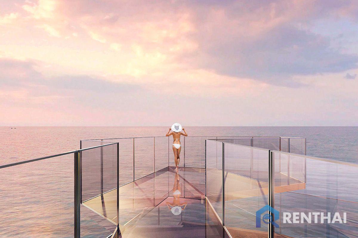 รูป ขายด่วน! คอนโดหรู Arom Jomtien 2 ห้องนอน ชั้น 29 วิวทะเลสุดปัง ชื่อต่างชาติ ราคาดีที่สุดในตลาด! - รูปที่ 16/25