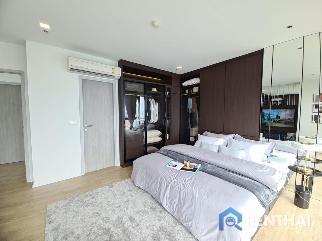 รูป คอนโดหรู 2 ห้องนอน Aeras พัทยา ราคา 25 ล้านบาท ตกแต่งครบครัน พร้อมวิวทะเลพาโนรามา 180 องศา - รูปที่ 12/25