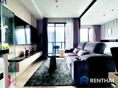 คอนโดให้เช่า : หรูหรา 1 ห้องนอน พร้อมเฟอร์นิเจอร์ครบครันในคอนโด Panora ในพัทยา พร้อม ยิมและที่จอดรถ- 4.5 ล้านบาท