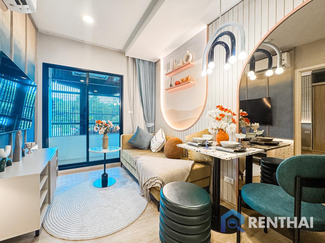 รูป ห้องแบบ 1 ห้องนอน ขนาด 29 ตร.ม. ออกแบบลงตัว ใช้พื้นที่อย่างชาญฉลาด พร้อมเข้าอยู่. - รูปที่ 6/24