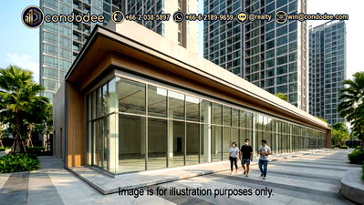 ขายพื้นที่ขายของ : Large Foreign Freehold Commercial Unit for Sale at NUE Epic Asok–Rama 9
