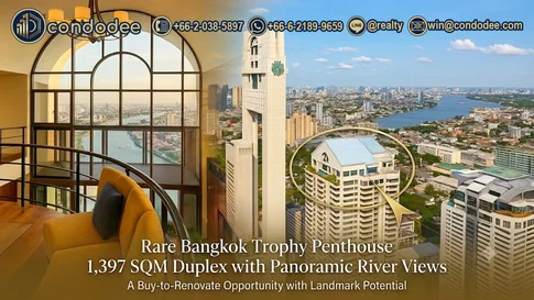 Luxury Penthouse for Sale Sathorn | Large Duplex Penthouse