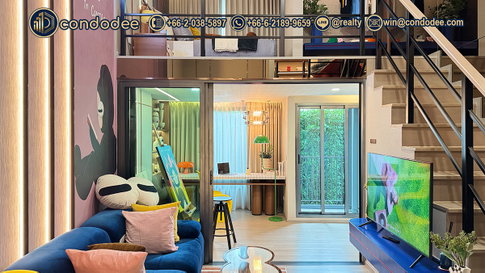 Vertiplex 1 Bedroom Condo for Sale Sukhumvit Rama 4 – Aspire Sukhumvit–Rama 4