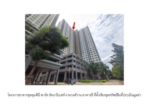 คอนโด/อาคารชุด/ห้องชุด 23.44 ตร.ม. ลุมพินี พาร์ค รัตนาธิเบศร์-งามวงศ์วาน เมืองนนทบุรี นนทบุรี 1.3M