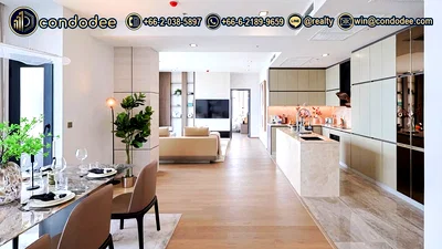 ขายคอนโด : CONNER Ratchathewi Spacious 3BR Condo for Sale