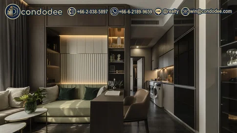 CONNER Ratchathewi High-Floor 1BR Condo for Sale