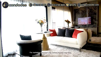 Condos for sale : Park Origin Thonglor 2-Bedroom Condo for Sale