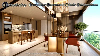 ขายคอนโด : Adler Chan Road Three-Bed Duplex for Sale