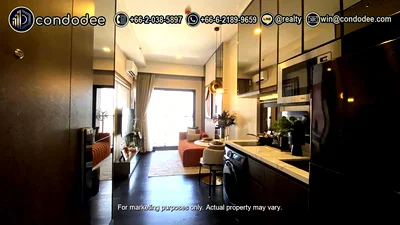 Condos for sale : Park Origin Thonglor Larger 1-Bedroom Condo for Sale
