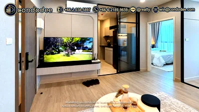 Condos for sale : Supalai Parc Spacious New 1-Bed Plus