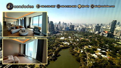 Condos for sale : One89 Wireless Full-Floor Lumpini View Penthouse for Sale