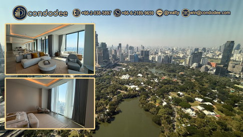 One89 Wireless Full-Floor Lumpini View Penthouse for Sale