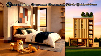 Condos for sale : Luxury 2-Bedroom Condo for Sale in Sukhumvit 61 | CondoDee Promo