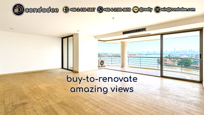 Condos for sale : Large Renovation Condo with River View – Rattanakosin View