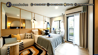 Condos for sale : 1-Bedroom Condo for Sale at FLO by Sansiri – High Floor Freehold