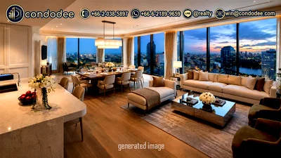 Condos for sale : InterContinental Residences Bangkok Asoke Penthouse For Sale