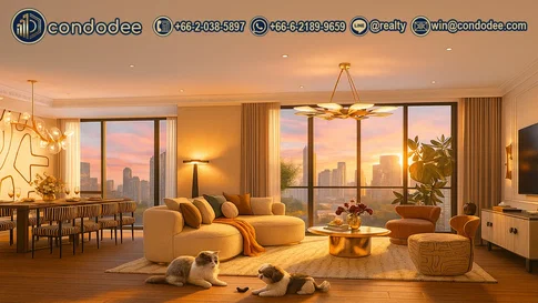 Via 61 Sukhumvit — Sprawling 3-Bedroom Pet-Friendly Living