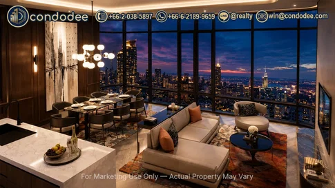 MUNIQ Phrom Phong | Luxury 2 Bedroom Condo for Sale Phrom Phong