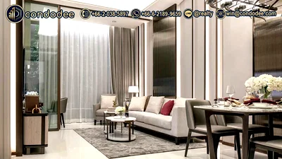 ขายคอนโด : Mulberry Grove Sukhumvit 1-bedroom condo for sale near BTS Ekkamai