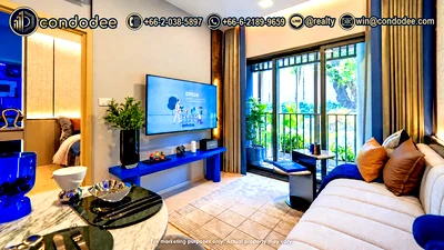 ขายคอนโด : XELF Very High-Floor One-Bed Condo for Sale