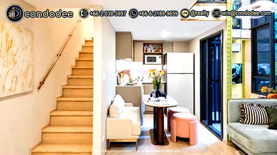 ขายคอนโด : XELF East-Facing Duplex for Sale on Rama 4