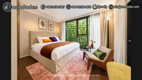 SHUSH Ratchathewi High-Floor Two-Bed Condo for Sale