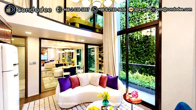 ขายคอนโด : SHUSH Ratchathewi East-Facing Duplex for Sale