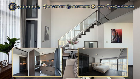 CONNER Ratchathewi Spacious Loft Condo for Sale