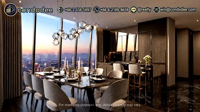 Condos for sale : AESTIQ Thonglor Luxury Duplex Penthouse for Sale