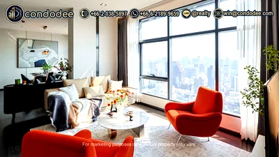 Condos for sale : CONNER Ratchathewi Combined 3BR Condo for Sale