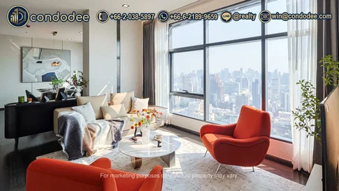 CONNER Ratchathewi Combined 3BR Condo for Sale