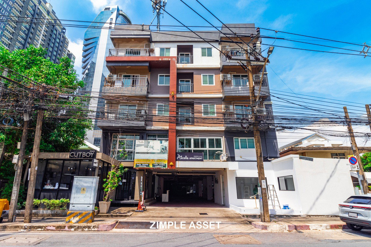 รูป อพาร์ทเม้นท์ใจกลางสุขุมวิท ใกล้ BTS ทองหล่อ 200 ม. เดิน 3 นาที Line:@zimple_asset — Studio - รูปที่ 64/64
