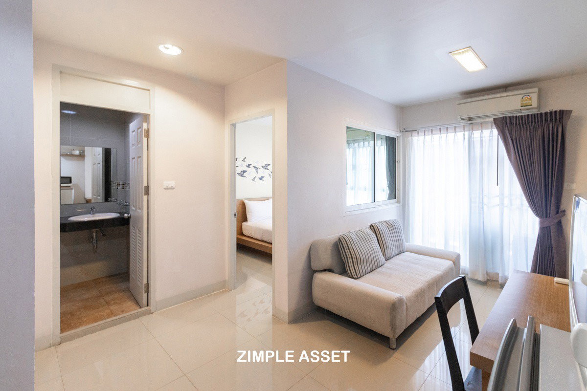 รูป อพาร์ทเม้นท์ใจกลางสุขุมวิท ใกล้ BTS ทองหล่อ 200 ม. เดิน 3 นาที Line:@zimple_asset — ห้อง 1 ห้องนอน - รูปที่ 10/64